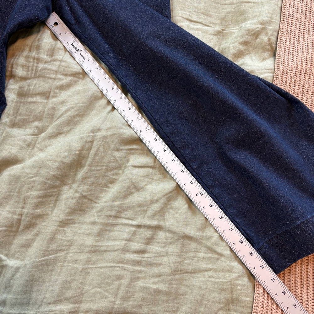 Maeve Navy Flare Jeans SPARKLY! - Picture 12 of 12